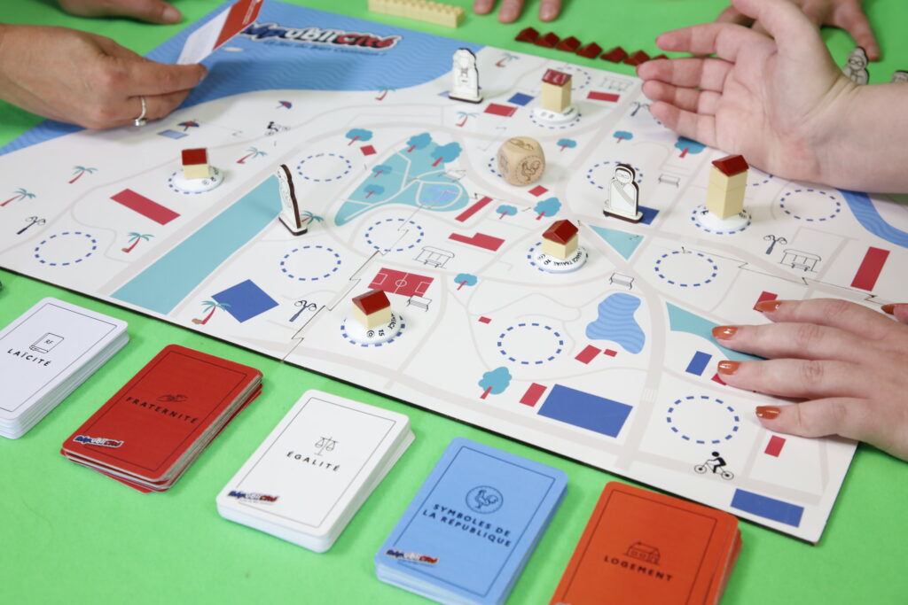 Photo d'une partie du jeu Républicité